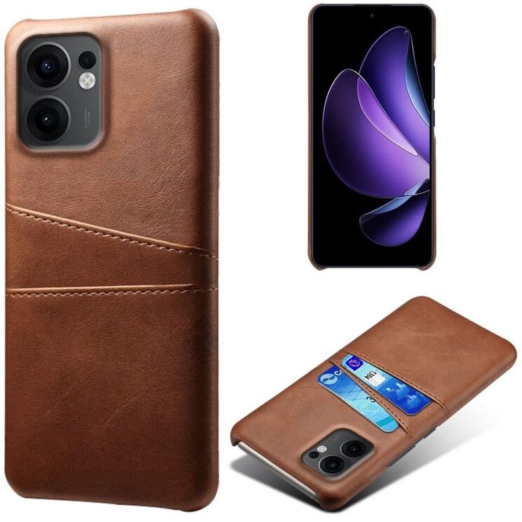 Защитный чехол KSQ Pocket Case для OPPO Reno 13 F/FS 5G - Brown: фото 1 из 5