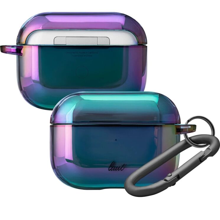 Защитный чехол Laut HOLO (FH) для Apple AirPods Pro - Iridescent Blue: фото 1 из 3