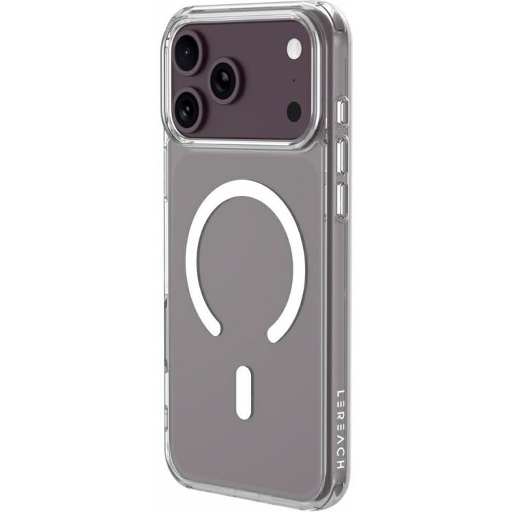 Захисний чохол LEREACH TOC Crystal Magnetic для iPhone 18 Pro / 17 Pro - Transparent: фото 3 з 14