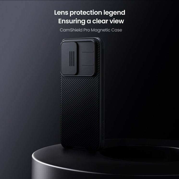 Захисний чохол NILLKIN CamShield Pro для Xiaomi Poco F7 - Black: фото 6 з 17