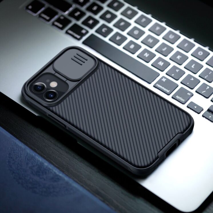 Захисний чохол NILLKIN CamShield Pro (with MagSafe Support) для Apple iPhone 12 Pro Max - Black: фото 16 з 18
