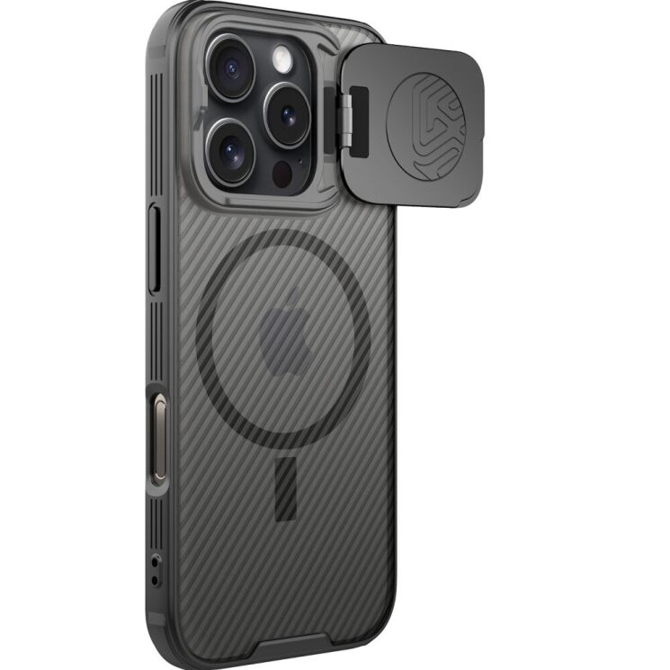 Защитный чехол NILLKIN CamShield Prop Magnetic для Apple iPhone 16 Pro - Black: фото 2 из 18