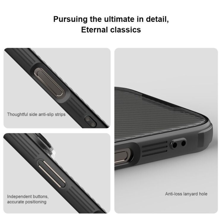 Защитный чехол NILLKIN CamShield Prop Magnetic для Apple iPhone 16 Pro - Black: фото 15 из 18