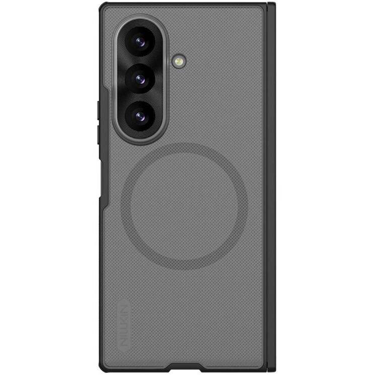 Пластиковый чехол NILLKIN Super Frosted Shield Magnetic (FF) для Samsung Galaxy Fold 8 Ultra - Transparent Black: фото 2 из 20