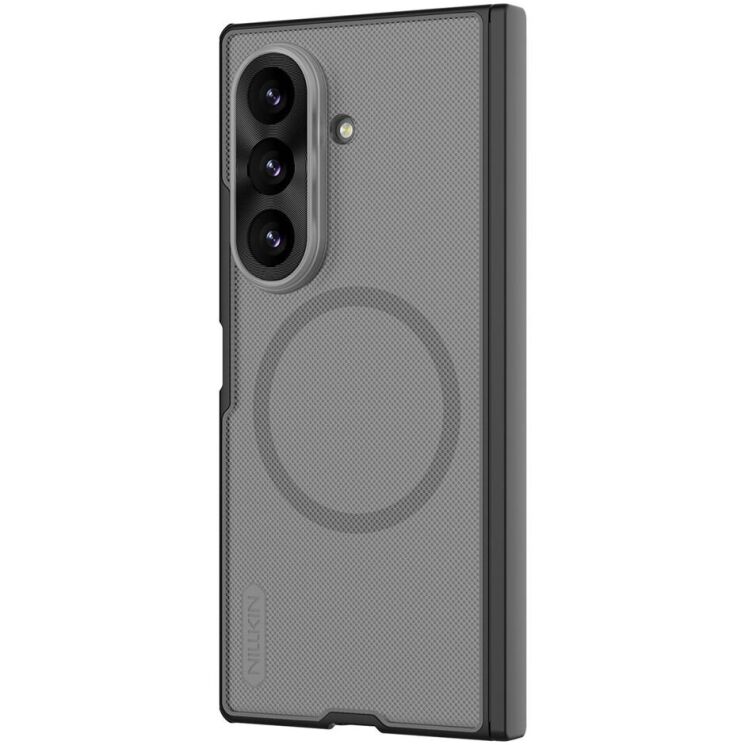 Пластиковый чехол NILLKIN Super Frosted Shield Magnetic (FF) для Samsung Galaxy Fold 8 Ultra - Transparent Black: фото 4 из 20