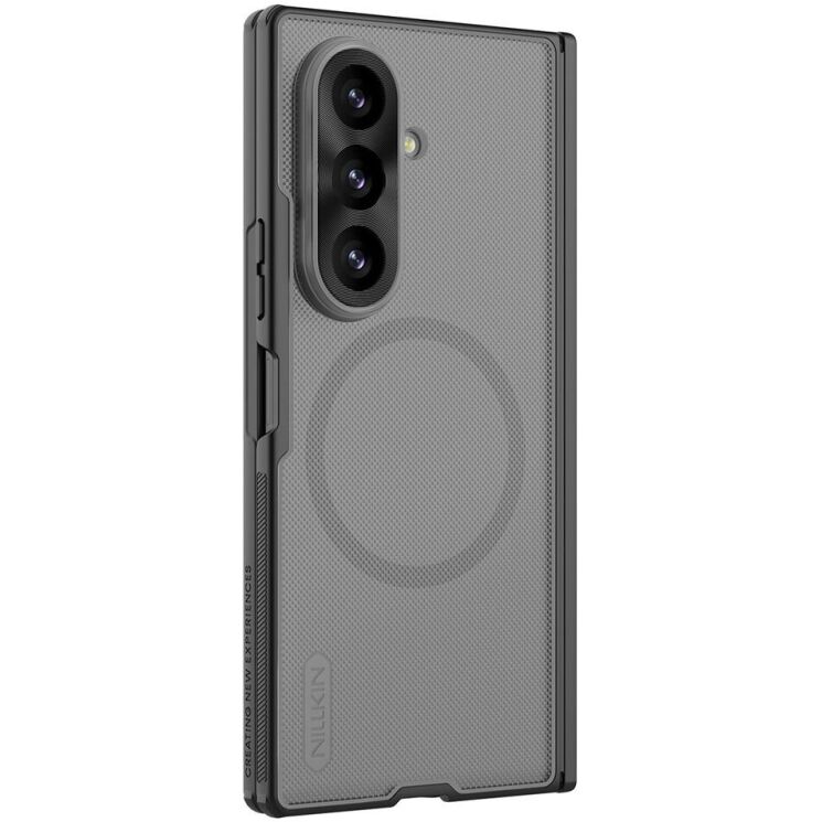 Пластиковый чехол NILLKIN Super Frosted Shield Magnetic (FF) для Samsung Galaxy Fold 8 Ultra - Transparent Black: фото 3 из 20