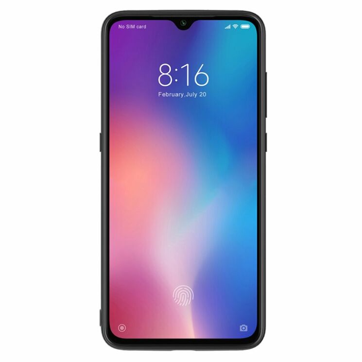 Защитный чехол NILLKIN Synthetic Fiber для Xiaomi Mi 9 - Silver: фото 3 из 17