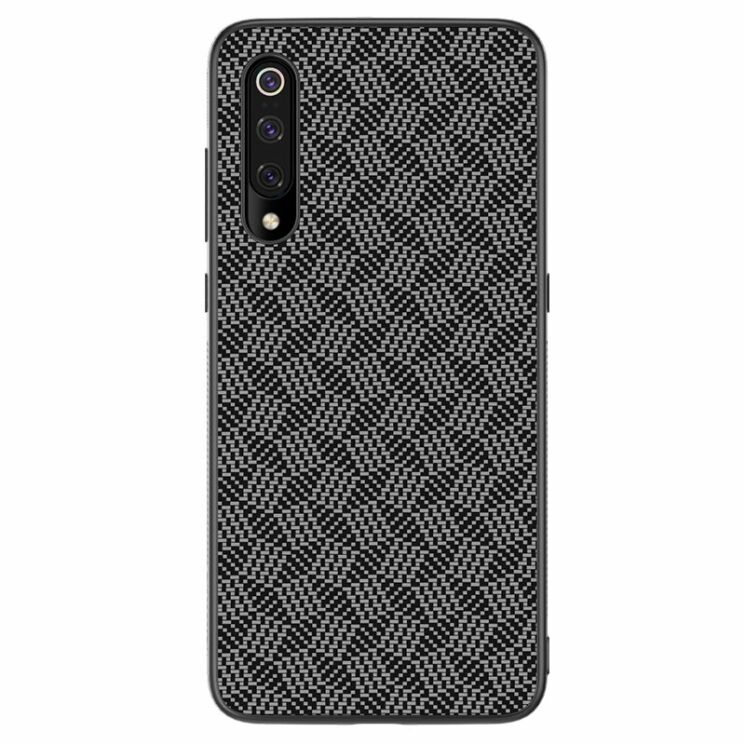 Защитный чехол NILLKIN Synthetic Fiber для Xiaomi Mi 9 - Silver: фото 2 из 17
