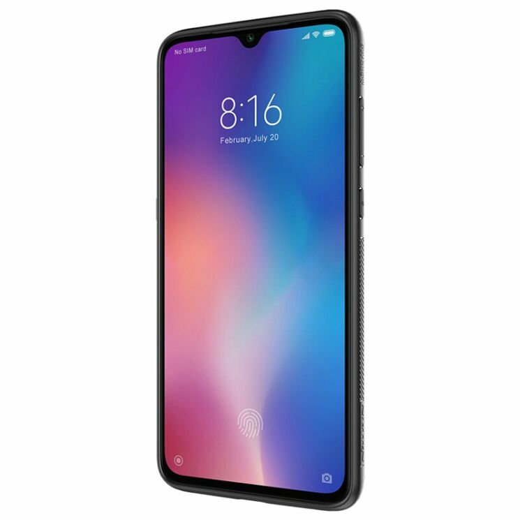 Защитный чехол NILLKIN Synthetic Fiber для Xiaomi Mi 9 - Silver: фото 5 из 17