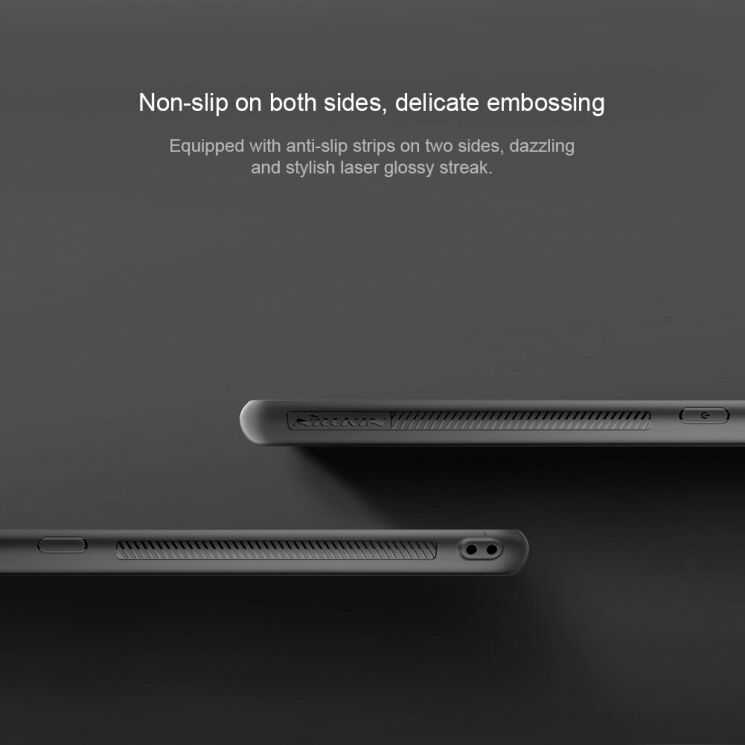 Защитный чехол NILLKIN Synthetic Fiber для Xiaomi Mi 9 - Silver: фото 11 из 17