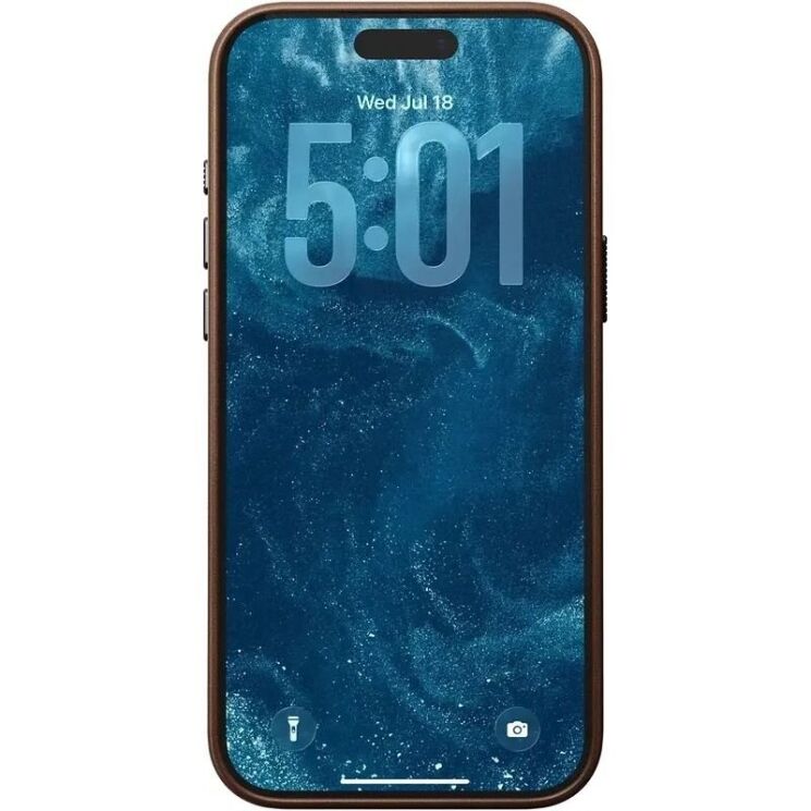 Защитный чехол Nomad Traditional Leather Case для iPhone 17 Pro Max (NM011901858) - Brown: фото 7 из 15
