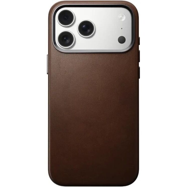 Защитный чехол Nomad Traditional Leather Case для iPhone 17 Pro Max (NM011901858) - Brown: фото 3 из 15