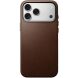 Защитный чехол Nomad Traditional Leather Case для iPhone 17 Pro Max (NM011901858) - Brown (411123Z). Фото 1 из 15