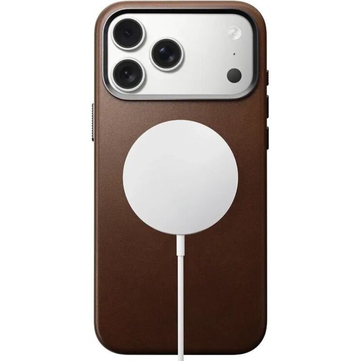 Защитный чехол Nomad Traditional Leather Case для iPhone 17 Pro Max (NM011901858) - Brown: фото 4 из 15