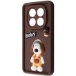 Защитный чехол Pretty Things Case для Xiaomi Redmi Note 14 Pro Plus - Brown / Baby (373269J)
