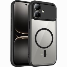 Защитный чехол Reframe Clear Bound with MagSafe для Infinix Smart 20 - Black: фото 1 из 5