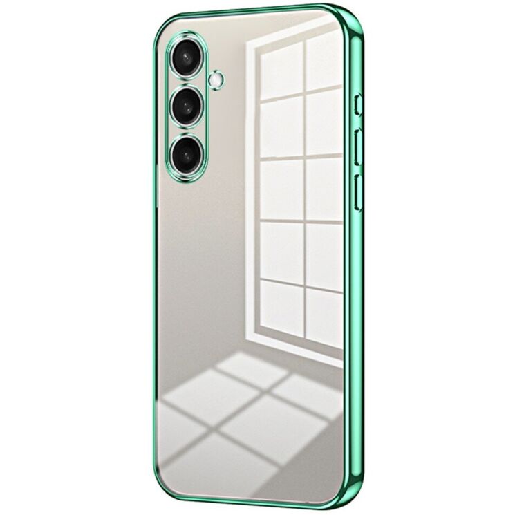 Захисний чохол Reframe Electroplating Frame для Samsung Galaxy A57 (A576) - Green: фото 1 з 7