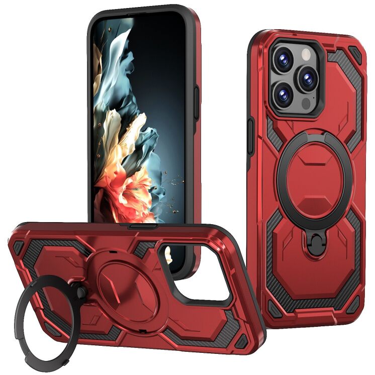 Защитный чехол Reframe Hybrid Magnetic для iPhone 14 Pro Max - Red (306870R) Защитный чехол Reframe Hybrid Magnetic для iPhone 14 Pro Max - Red: фото 1 из 7