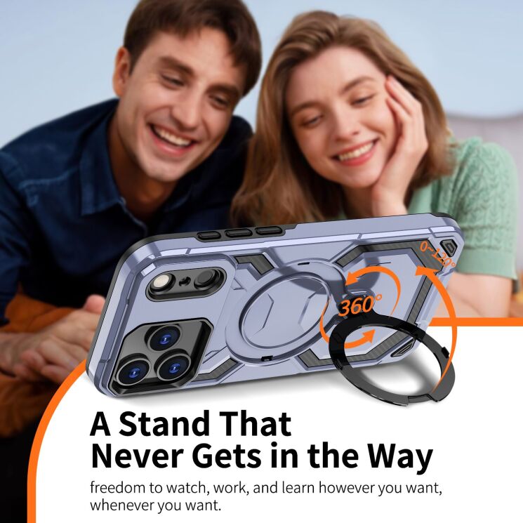 Защитный чехол Reframe Hybrid Magnetic для iPhone 17 Pro Max - Baby Blue: фото 2 из 7