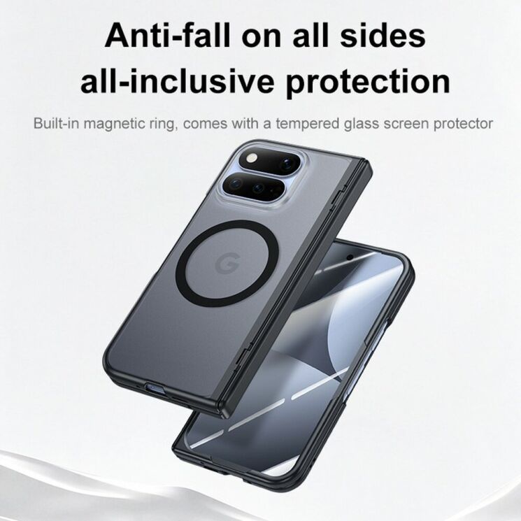 Защитный чехол Reframe Matte Ring для Google Pixel 11 Pro Fold - Black: фото 3 из 7
