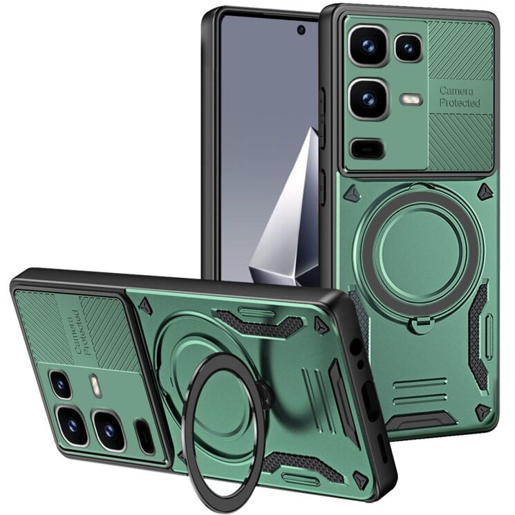 Захисний чохол Reframe Shockproof Case для Infinix Note 50 / Note 50 Pro - Blackish Green: фото 1 з 8
