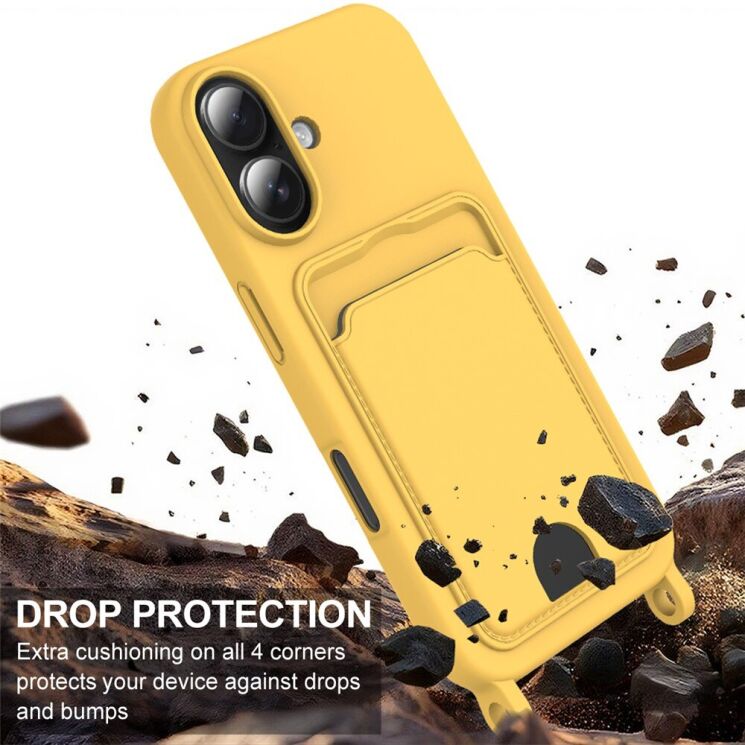 Захисний чохол Reframe Silicone Holder для Apple iPhone 16 - Black: фото 5 з 7