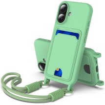 Захисний чохол Reframe Silicone Holder для Apple iPhone 16 - Green: фото 1 з 7