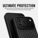 Защитный чехол Ridge Carbon Case with Magsafe для iPhone 17 Pro (A0349) - Black (403252B). Фото 4 из 6