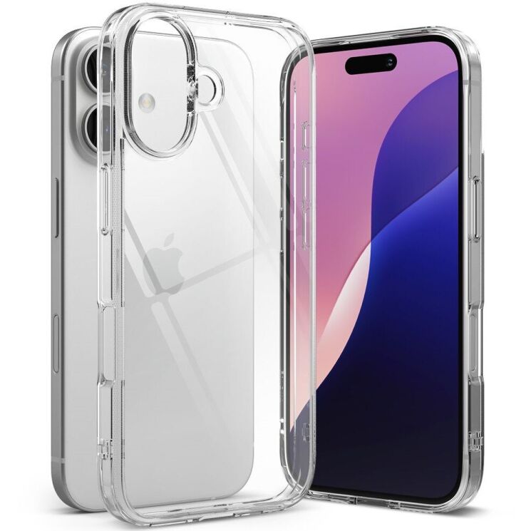 Защитный чехол Ringke Fusion для Apple iPhone 16 (8800274960398) - Clear: фото 2 из 12