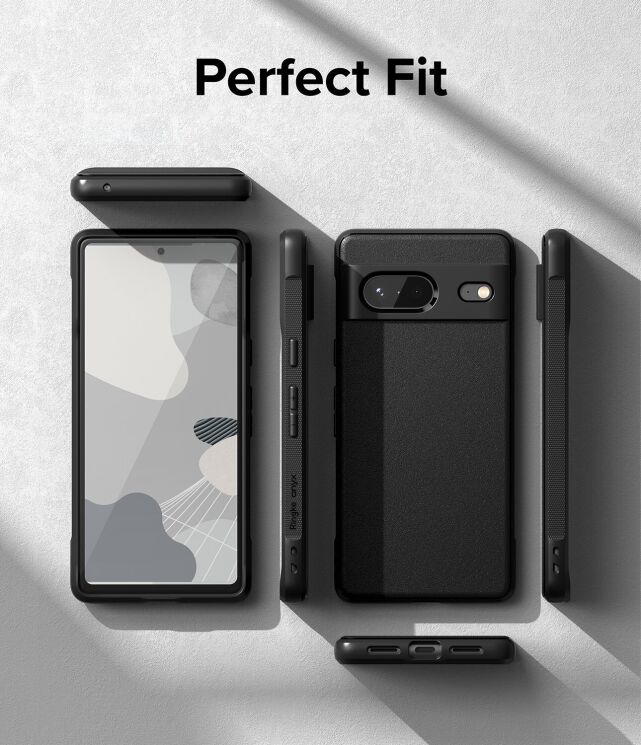 Защитный чехол Ringke Onyx для Google Pixel 7 (8809881267593) - Black: фото 9 из 12