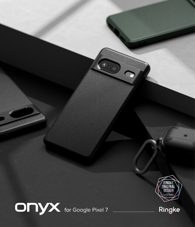 Защитный чехол Ringke Onyx для Google Pixel 7 (8809881267593) - Black: фото 2 из 12