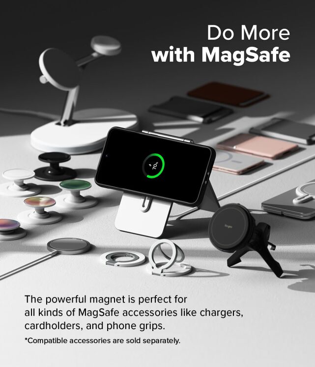 Защитный чехол Ringke Onyx Magnetic (FP) для Samsung Galaxy S24 FE (S721) 8800274964723 - Black: фото 4 из 18