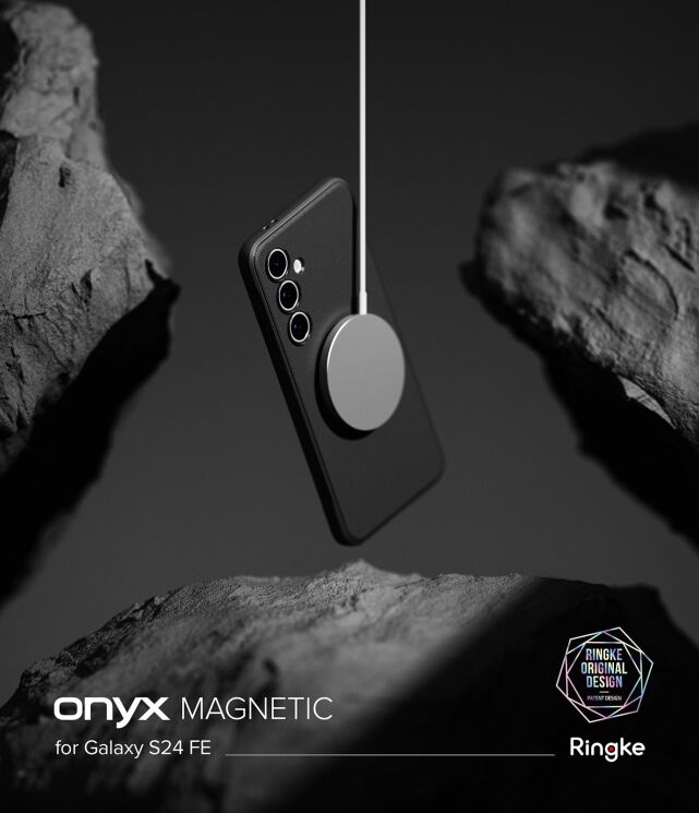 Защитный чехол Ringke Onyx Magnetic (FP) для Samsung Galaxy S24 FE (S721) 8800274964723 - Black: фото 2 из 18