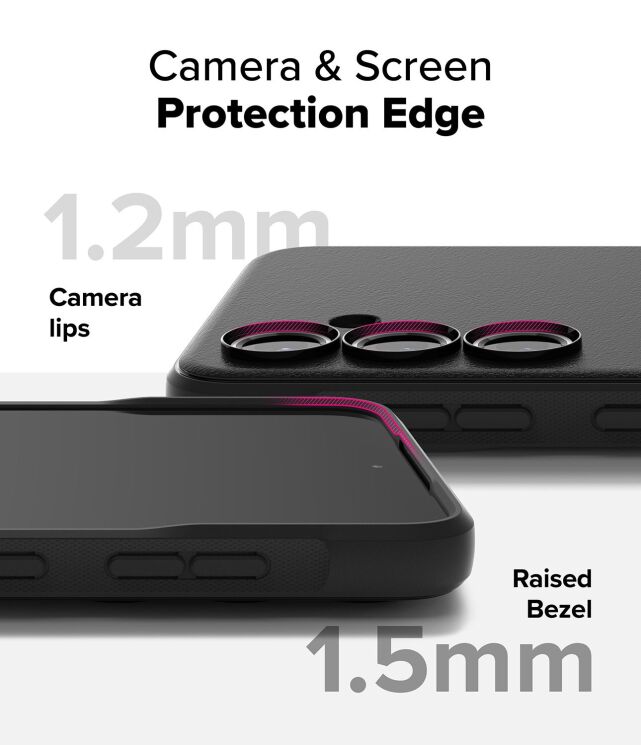 Защитный чехол Ringke Onyx Magnetic (FP) для Samsung Galaxy S24 FE (S721) 8800274964723 - Black: фото 10 из 18