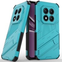 Защитный чехол с подставкой Deexe Bibercas для Xiaomi Redmi Note 15 Pro Plus / Poco M8 Pro 5G - Baby Blue: фото 1 из 5