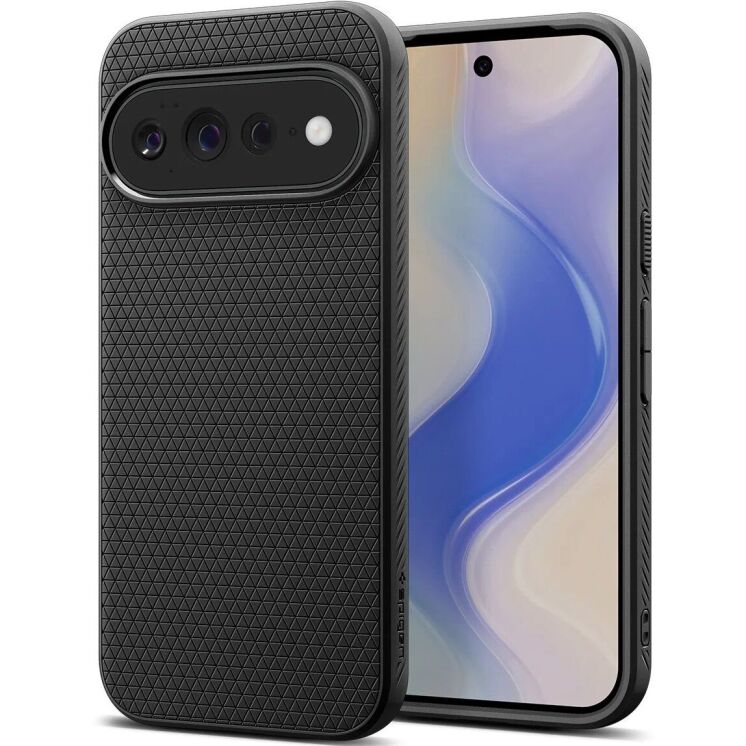 Защитный чехол Spigen Liquid Air для Google Pixel 11 Pro XL (ACS11448) - Matte Black: фото 1 из 12