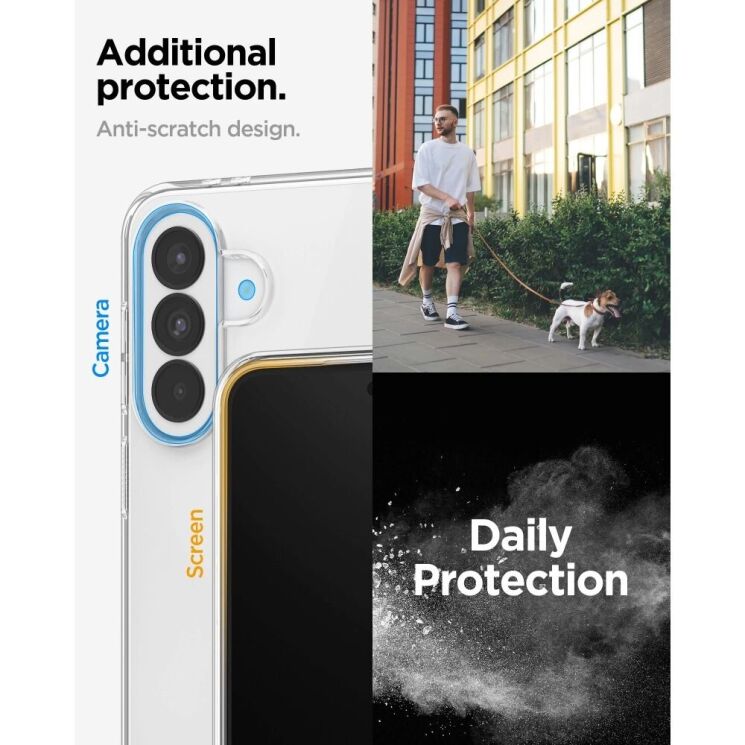 Защитный чехол Spigen Liquid Crystal для Samsung Galaxy A37 (A376) ACS11132 - Crystal Clear: фото 14 из 15