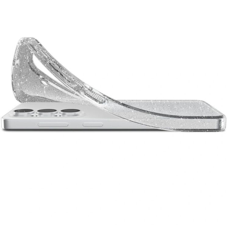 Защитный чехол Spigen Liquid Crystal Glitter для Samsung Galaxy S26 Plus (S947) ACS10703 - Crystal Quartz: фото 4 из 5