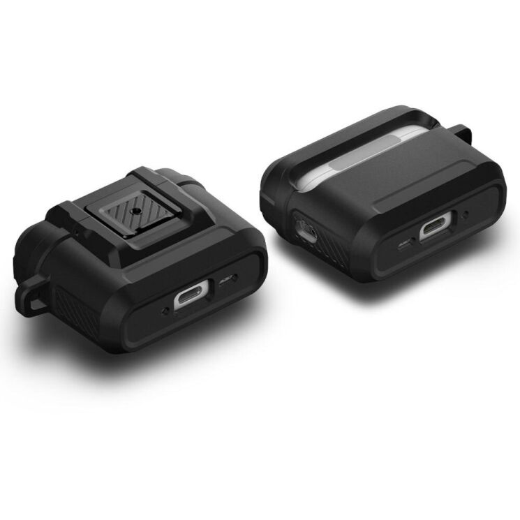 Защитный чехол Spigen Lock Fit для AirPods Pro 3 (ACS09825) - Matte Black: фото 13 из 19