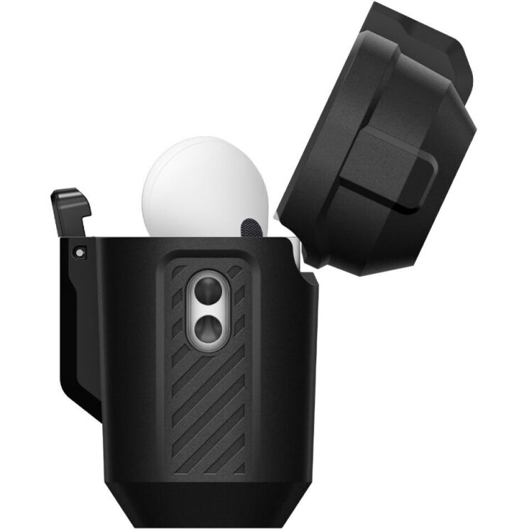 Защитный чехол Spigen Lock Fit для AirPods Pro 3 (ACS09825) - Matte Black: фото 7 из 19
