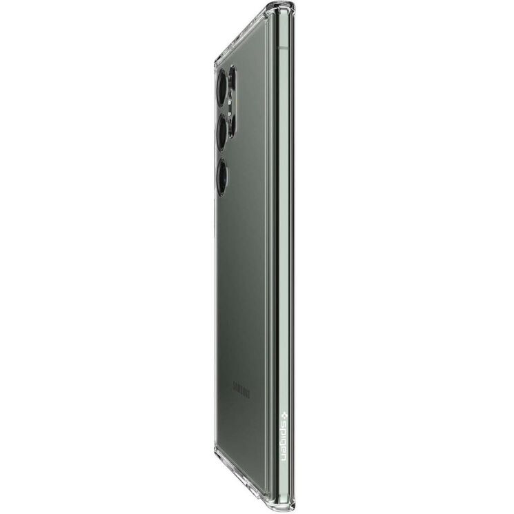 Захисний чохол Spigen (SGP) Crystal Hybrid для Samsung Galaxy S23 Ultra (S918) ACS05646 - Crystal Clear: фото 8 з 16