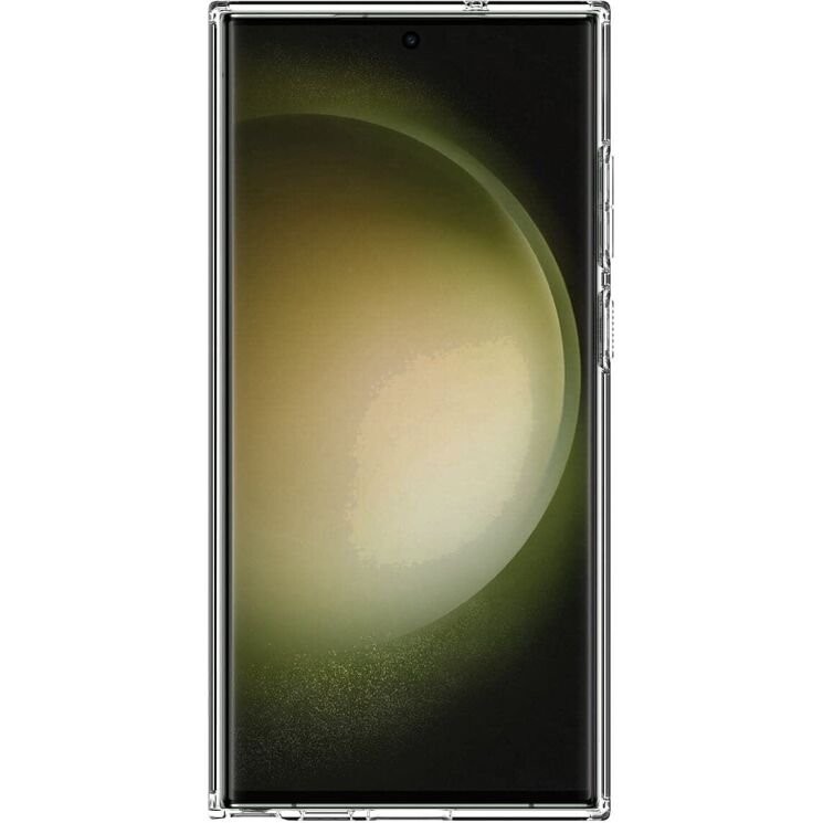Захисний чохол Spigen (SGP) Crystal Hybrid для Samsung Galaxy S23 Ultra (S918) ACS05646 - Crystal Clear: фото 6 з 16