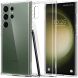 Захисний чохол Spigen (SGP) Crystal Hybrid для Samsung Galaxy S23 Ultra (S918) ACS05646 - Crystal Clear (321070C). Фото 1 з 16