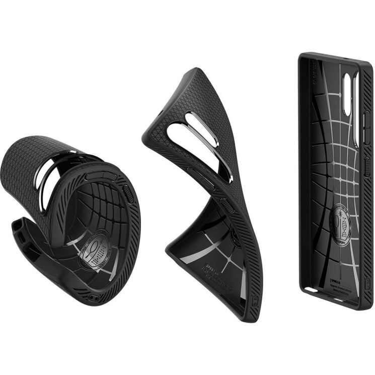 Захисний чохол Spigen (SGP) Liquid Air для Samsung Galaxy S25 Ultra (S938) ACS08953 - Black: фото 9 з 18