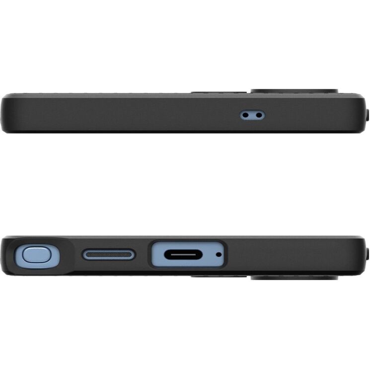 Захисний чохол Spigen (SGP) Liquid Air для Samsung Galaxy S25 Ultra (S938) ACS08953 - Black: фото 12 з 18
