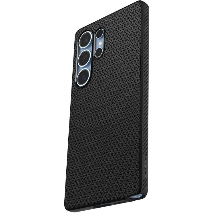 Захисний чохол Spigen (SGP) Liquid Air для Samsung Galaxy S25 Ultra (S938) ACS08953 - Black: фото 4 з 18