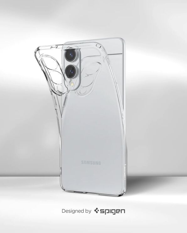 Защитный чехол Spigen (SGP) Liquid Crystal для Samsung Galaxy S25 Edge (S937) ACS09425 - Crystal Clear: фото 19 из 19