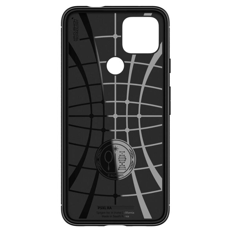 Защитный чехол Spigen (SGP) Rugged Armor для Google Pixel 4a 5G - Matte Black: фото 7 из 15