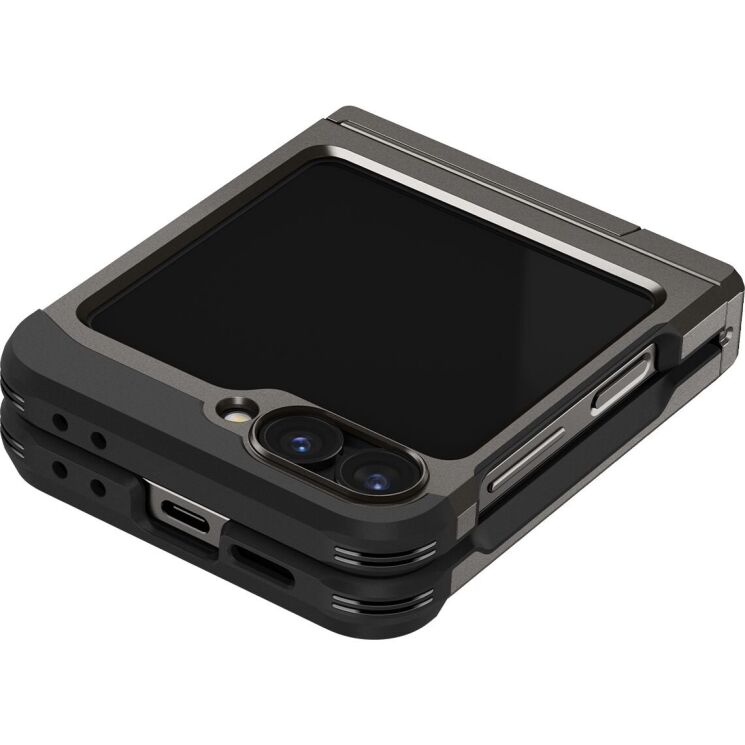 Защитный чехол Spigen (SGP) Tough Armor Pro (FF) для Samsung Galaxy Flip 6 - Gunmetal: фото 10 из 19