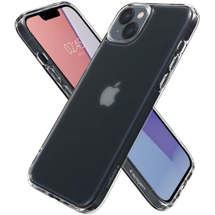 Защитный чехол Spigen (SGP) Ultra Hybrid для Apple iPhone 14 Plus (ACS04900) - Frost Clear: фото 2 из 13